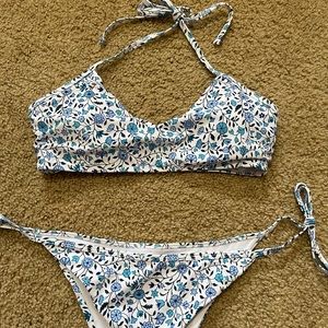 Shein/ romwe floral pattern bikini